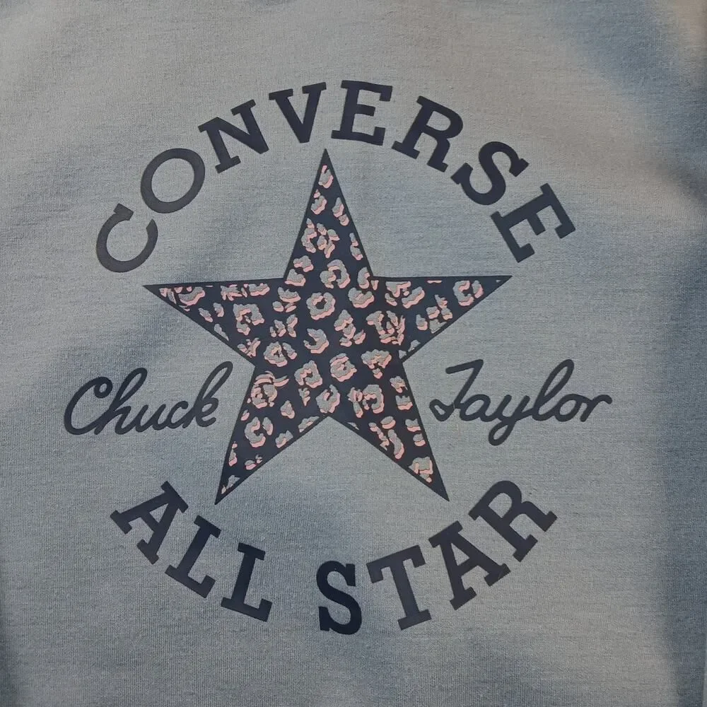 Converse All Star Girls Blue Hoodie - Youth Size Medium